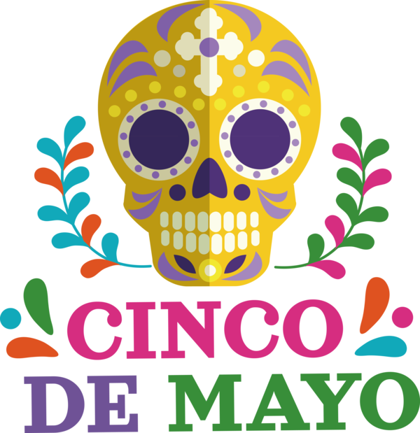 Transparent Cinco de mayo Design Logo Creativity for Fifth of May for Cinco De Mayo