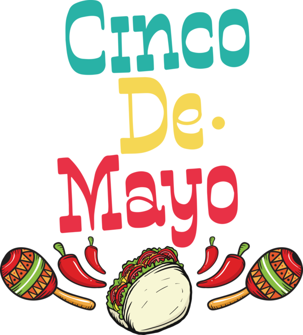 Transparent Cinco de mayo Logo Commodity Line for Fifth of May for Cinco De Mayo