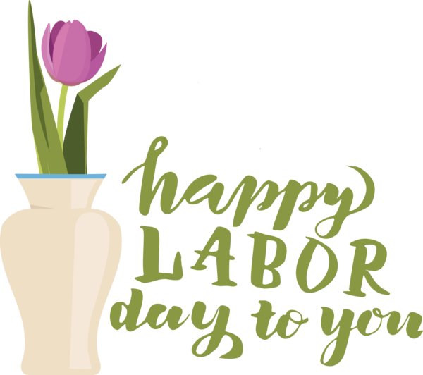 Transparent Labour Day Cut flowers Floral design Logo for Labor Day for Labour Day