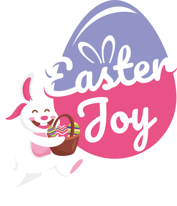 Transparent Easter Cartoon Logo Character for Easter Day for Easter