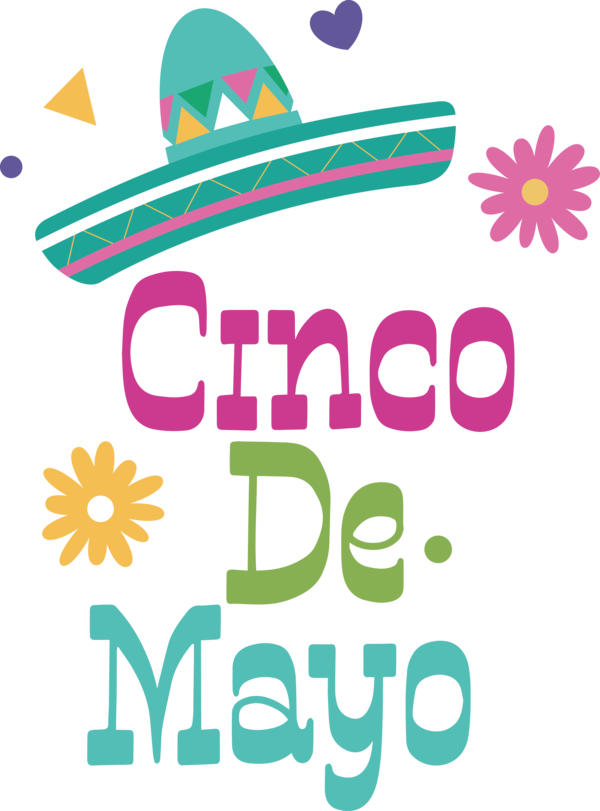 Transparent Cinco de mayo Design Human Logo for Fifth of May for Cinco De Mayo