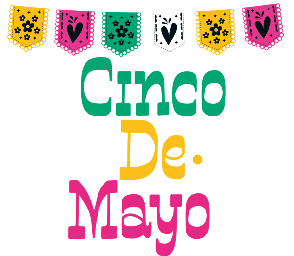 Transparent Cinco de mayo Design Logo Line for Fifth of May for Cinco De Mayo