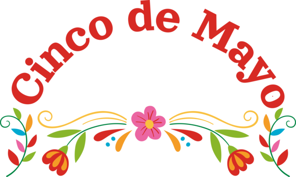 Transparent Cinco de mayo Leaf Floral design Design for Fifth of May for Cinco De Mayo