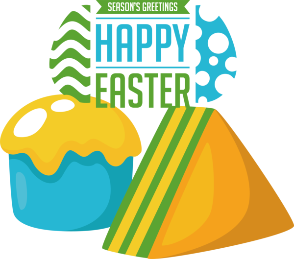 Transparent Easter Logo Design Yellow for Easter Day for Easter
