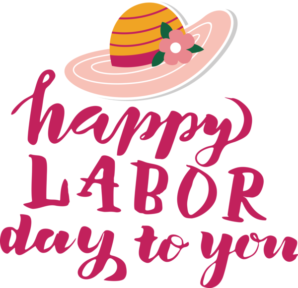 Transparent Labour Day Hat Logo Line for Labor Day for Labour Day