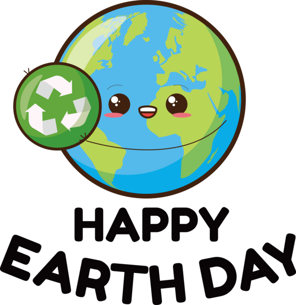 Transparent Earth Day Human Cartoon Logo for Happy Earth Day for Earth Day