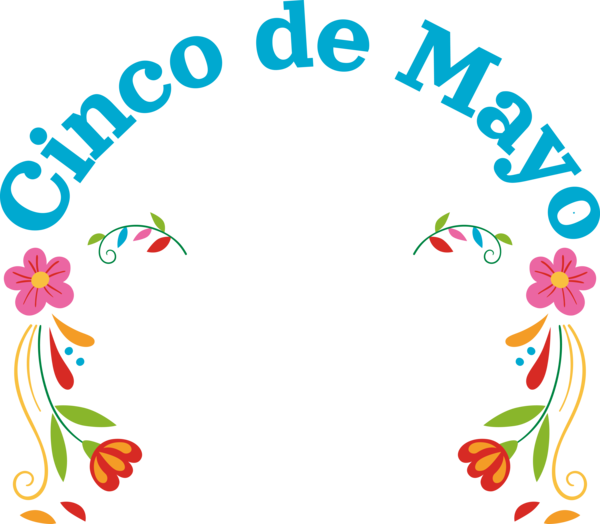 Transparent Cinco de mayo Leaf Floral design Design for Fifth of May for Cinco De Mayo