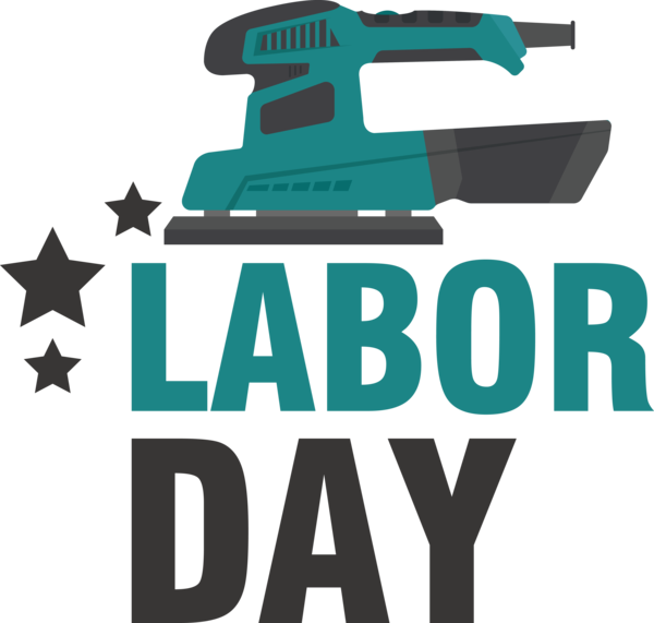 Transparent Labour Day Design Logo Teal for Labor Day for Labour Day