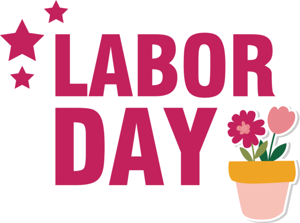 Transparent Labour Day Floral design Logo Design for Labor Day for Labour Day