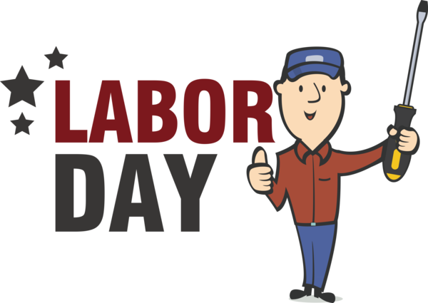 Transparent Labour Day Human Cartoon Logo for Labor Day for Labour Day