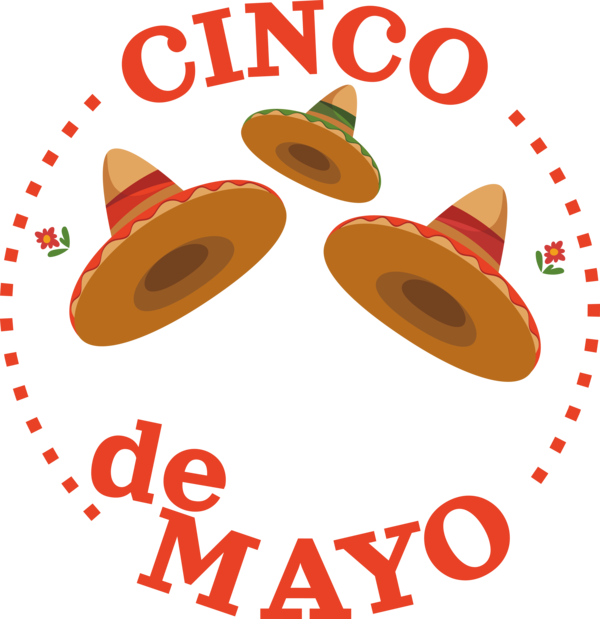 Transparent Cinco de mayo Line Snout Mathematics for Fifth of May for Cinco De Mayo