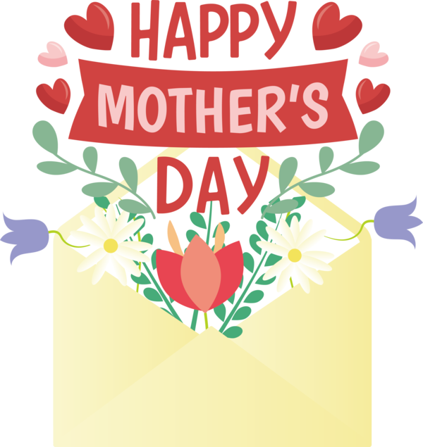 Transparent Mother's Day Design Logo Vector for Happy Mother's Day for Mothers Day