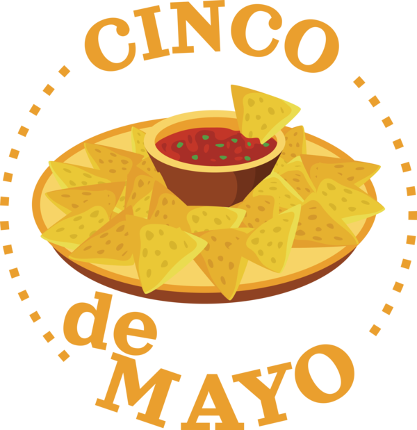 Transparent Cinco de mayo Vegetarian cuisine Superfood Line for Fifth of May for Cinco De Mayo