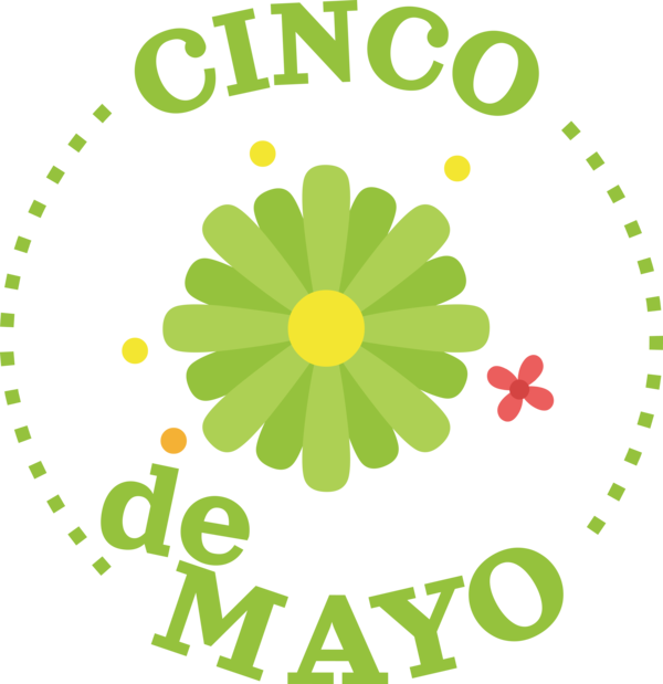 Transparent Cinco de mayo Floral design Leaf Flower for Fifth of May for Cinco De Mayo