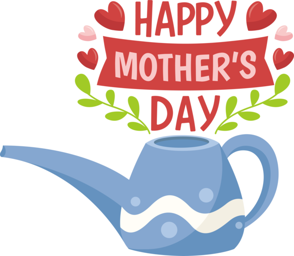 Transparent Mother's Day Coffee cup Coffee Logo for Happy Mother's Day for Mothers Day