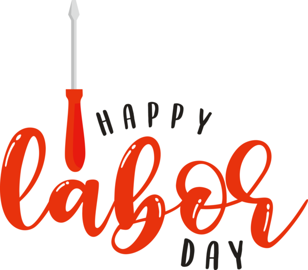 Transparent Labour Day Logo Drawing Design for Labor Day for Labour Day