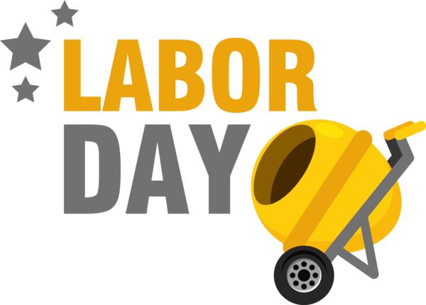 Transparent holidays Design Cartoon Logo for Labor Day for Holidays
