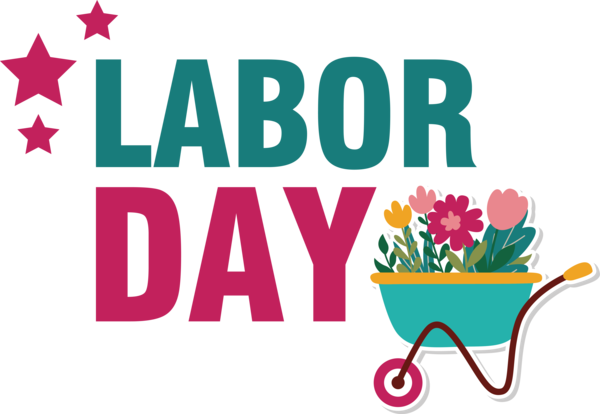 Transparent holidays Floral design Logo Design for Labor Day for Holidays