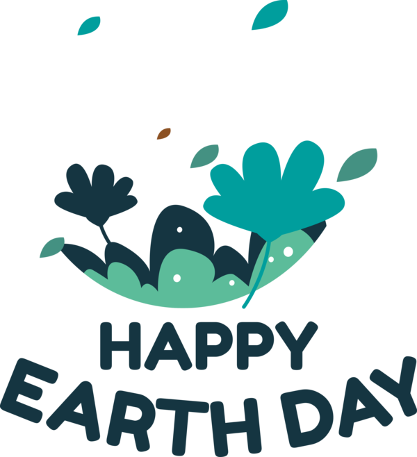 Transparent Earth Day Leaf Logo Text for Happy Earth Day for Earth Day