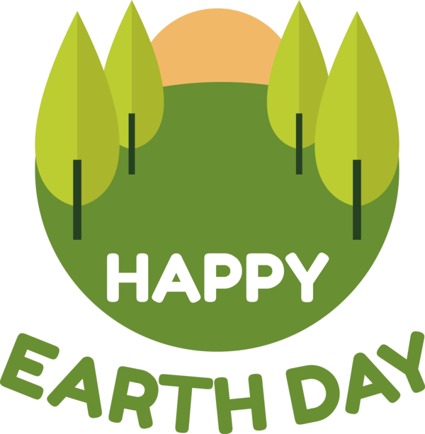 Transparent Earth Day Leaf Logo Commodity for Happy Earth Day for Earth Day