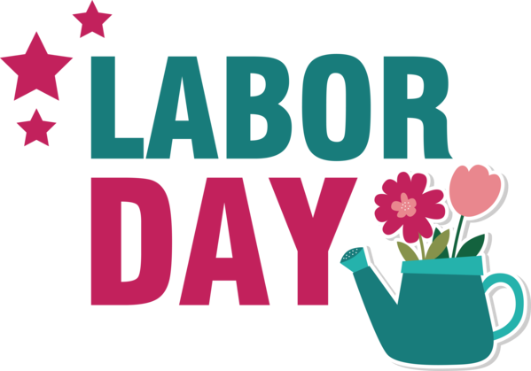 Transparent holidays Design Logo Flower for Labor Day for Holidays