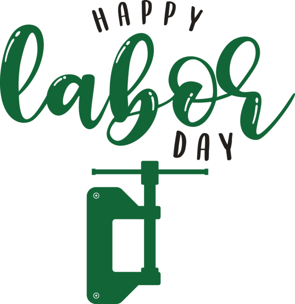 Transparent holidays Design Logo Number for Labor Day for Holidays