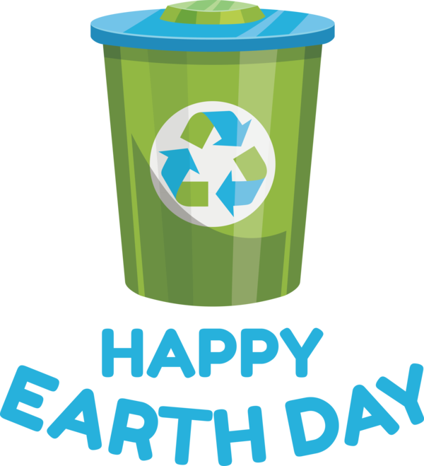 Transparent Earth Day Recycling Recycling Bin Waste for Happy Earth Day for Earth Day