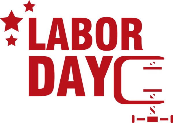 Transparent holidays Logo Line Signage for Labor Day for Holidays