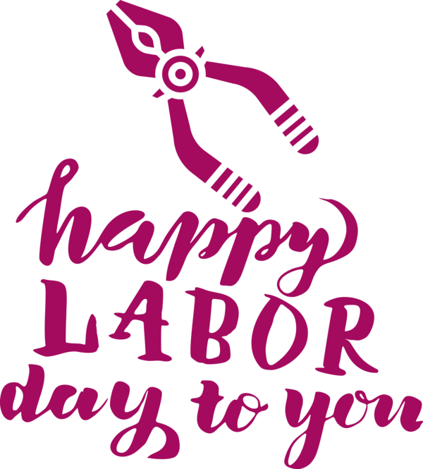 Transparent Labour Day Logo Line Shoe for Labor Day for Labour Day