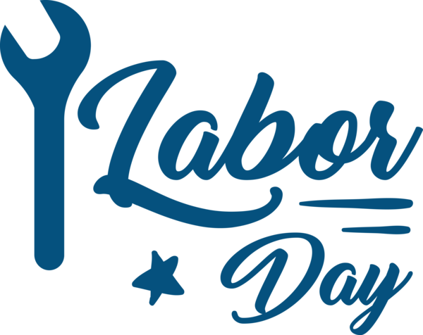 Transparent holidays Design Logo Number for Labor Day for Holidays