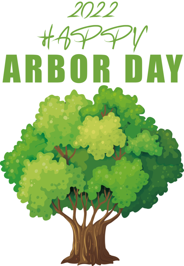 Transparent Arbor Day Tree Silhouette Shade tree for Happy Arbor Day for Arbor Day
