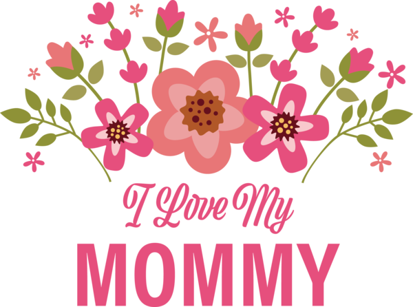 Transparent Mother's Day Mother's Day Transparency Icon for Love You Mom for Mothers Day
