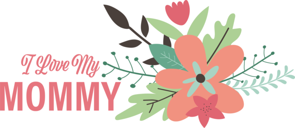 Transparent Mother's Day Christian Clip Art Floral design Flower for Love You Mom for Mothers Day
