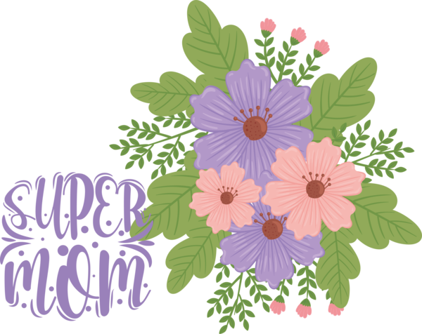 Transparent Mother's Day Rhode Island School of Design (RISD) Design Floral design for Super Mom for Mothers Day