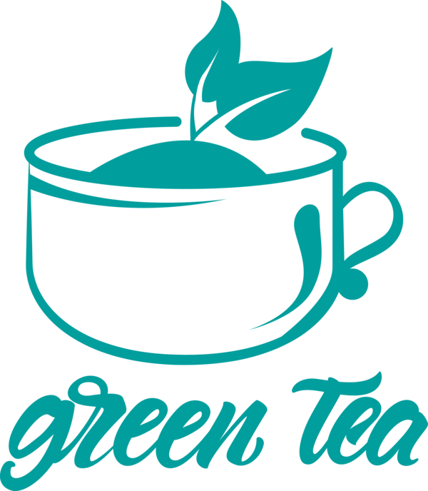 Transparent International Tea Day Line art Leaf Logo for Tea Day for International Tea Day