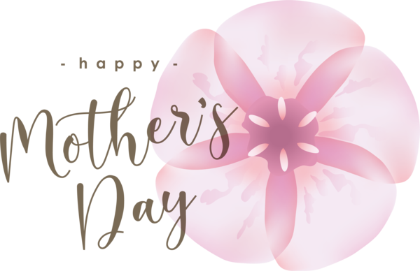 Transparent Mother's Day Cut flowers Greeting Card Flower for Happy Mother's Day for Mothers Day