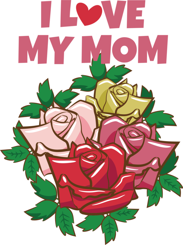 Transparent Mother's Day Christian Clip Art Drawing Clip Art for Fall for Love You Mom for Mothers Day
