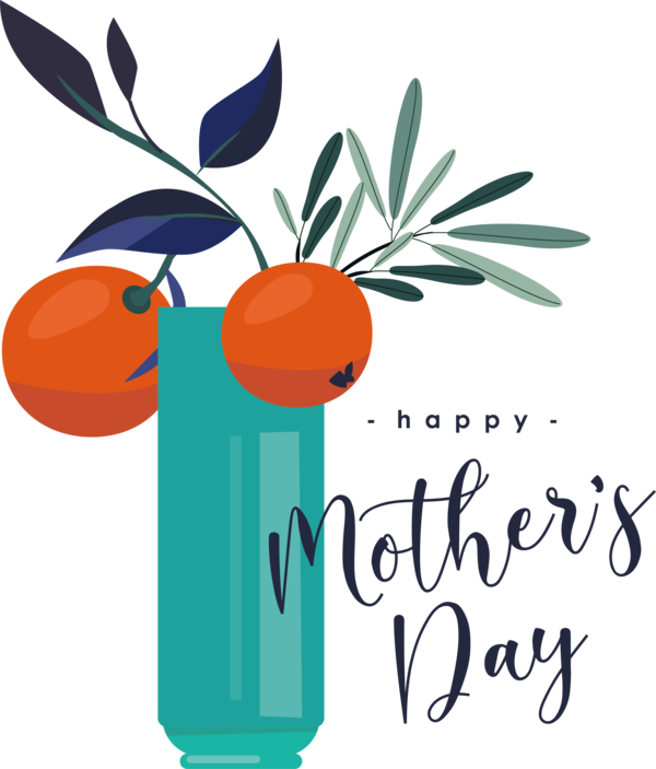 Transparent Mother's Day Flower Floral design Cut flowers for Happy Mother's Day for Mothers Day