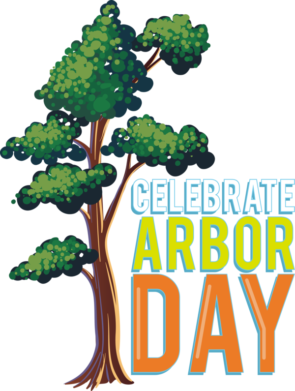 Transparent Arbor Day Royalty-free Drawing Design for Happy Arbor Day for Arbor Day