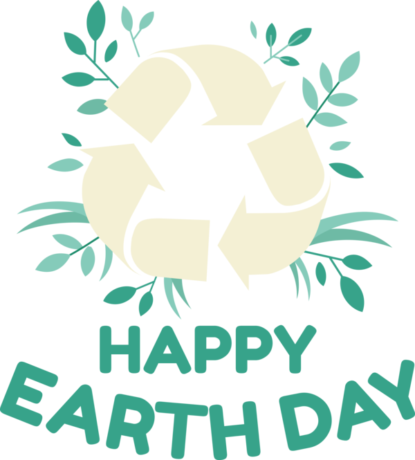 Transparent Earth Day Floral design Logo for Happy Earth Day for Earth Day