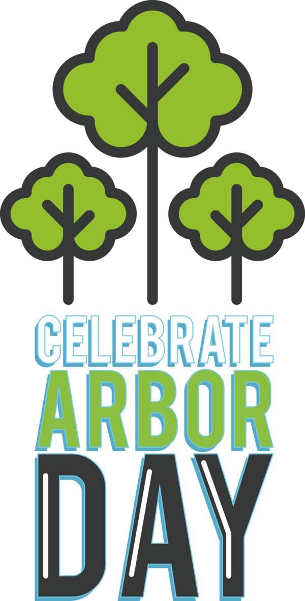 Transparent Arbor Day Design Drawing Tree for Happy Arbor Day for Arbor Day