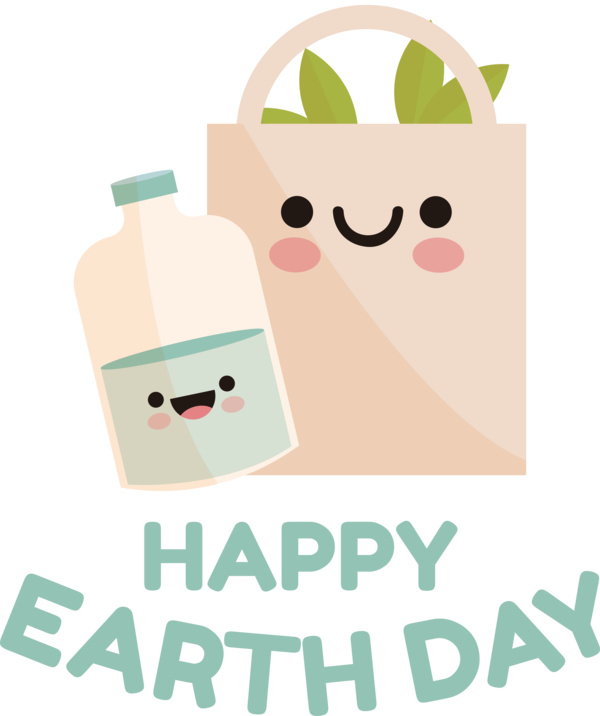 Transparent Earth Day Logo Design Cartoon for Happy Earth Day for Earth Day