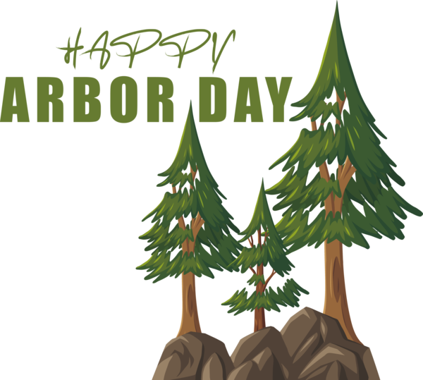 Transparent Arbor Day Drawing Doodle Vector for Happy Arbor Day for Arbor Day