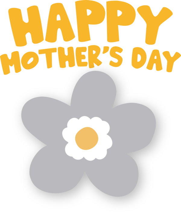 Transparent Mother's Day Design Floral design Logo for Happy Mother's Day for Mothers Day