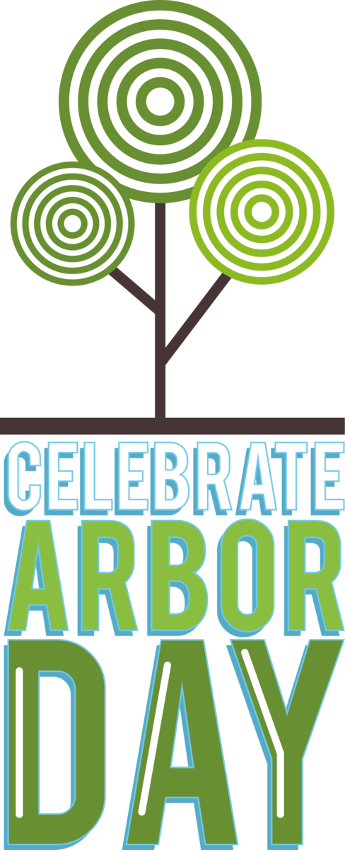 Transparent Arbor Day Design Logo Line for Happy Arbor Day for Arbor Day