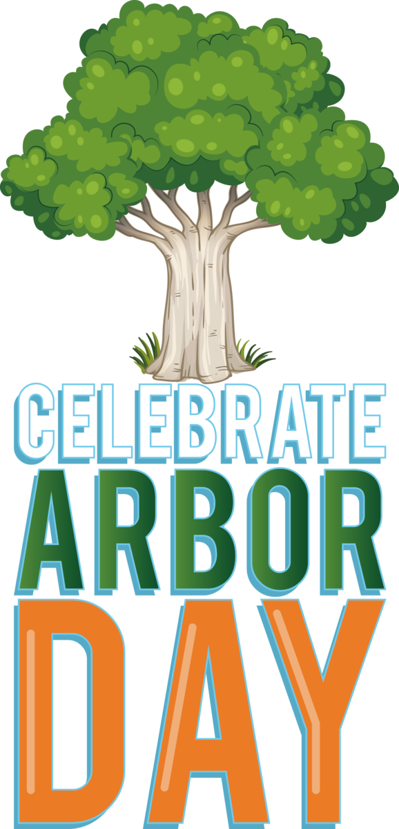 Transparent Arbor Day Logo Leaf Tree for Happy Arbor Day for Arbor Day