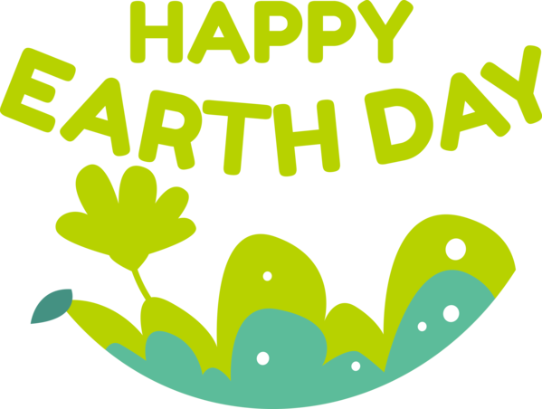 Transparent Earth Day Leaf Line Logo for Happy Earth Day for Earth Day