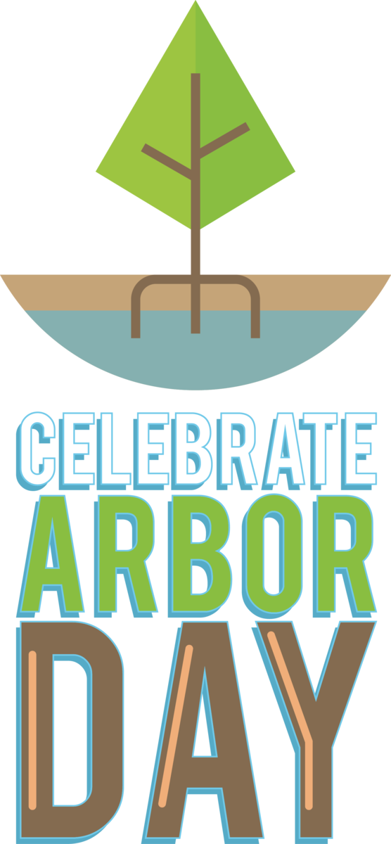 Transparent Arbor Day Logo Design Tree for Happy Arbor Day for Arbor Day