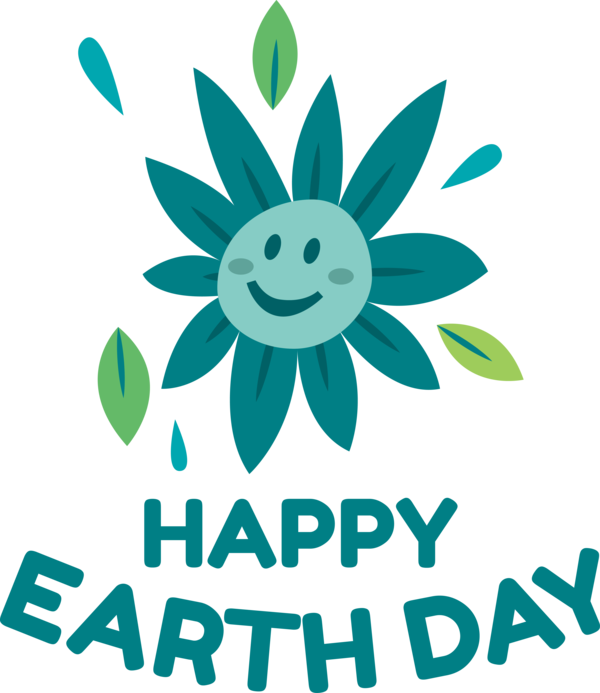 Transparent Earth Day Flower Logo Design for Happy Earth Day for Earth Day