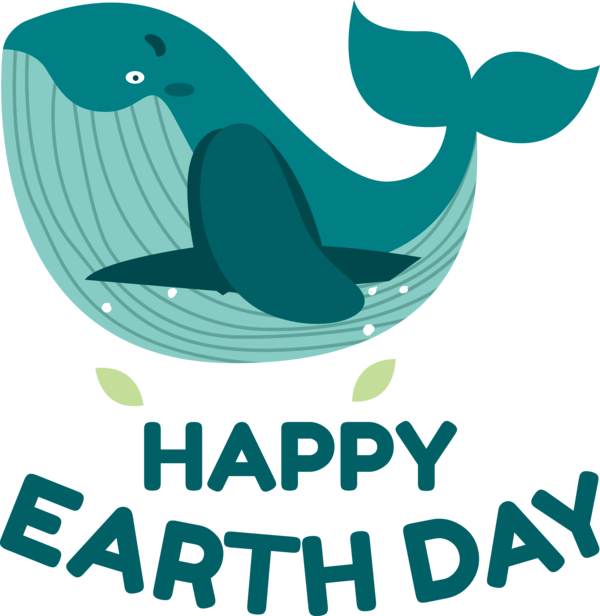 Transparent Earth Day Logo Fish Cartoon for Happy Earth Day for Earth Day